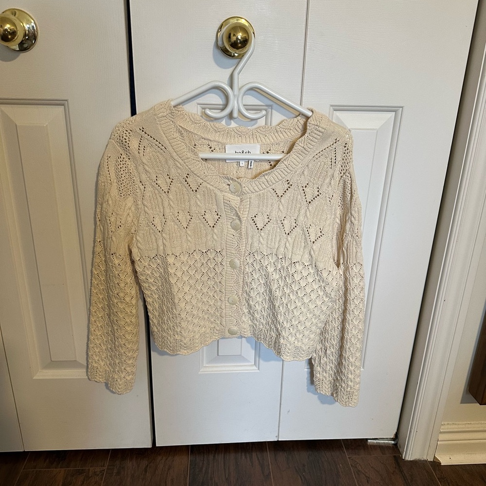 Women's Cream Knit Sweater